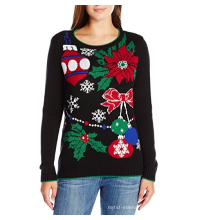 PK1860HX Hässlicher Weihnachts Pullover Damen X&#39;max Dekor